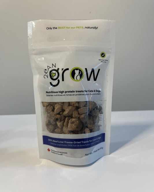 100% Beef Liver Freeze-Dried Treats for Cats & Dogs