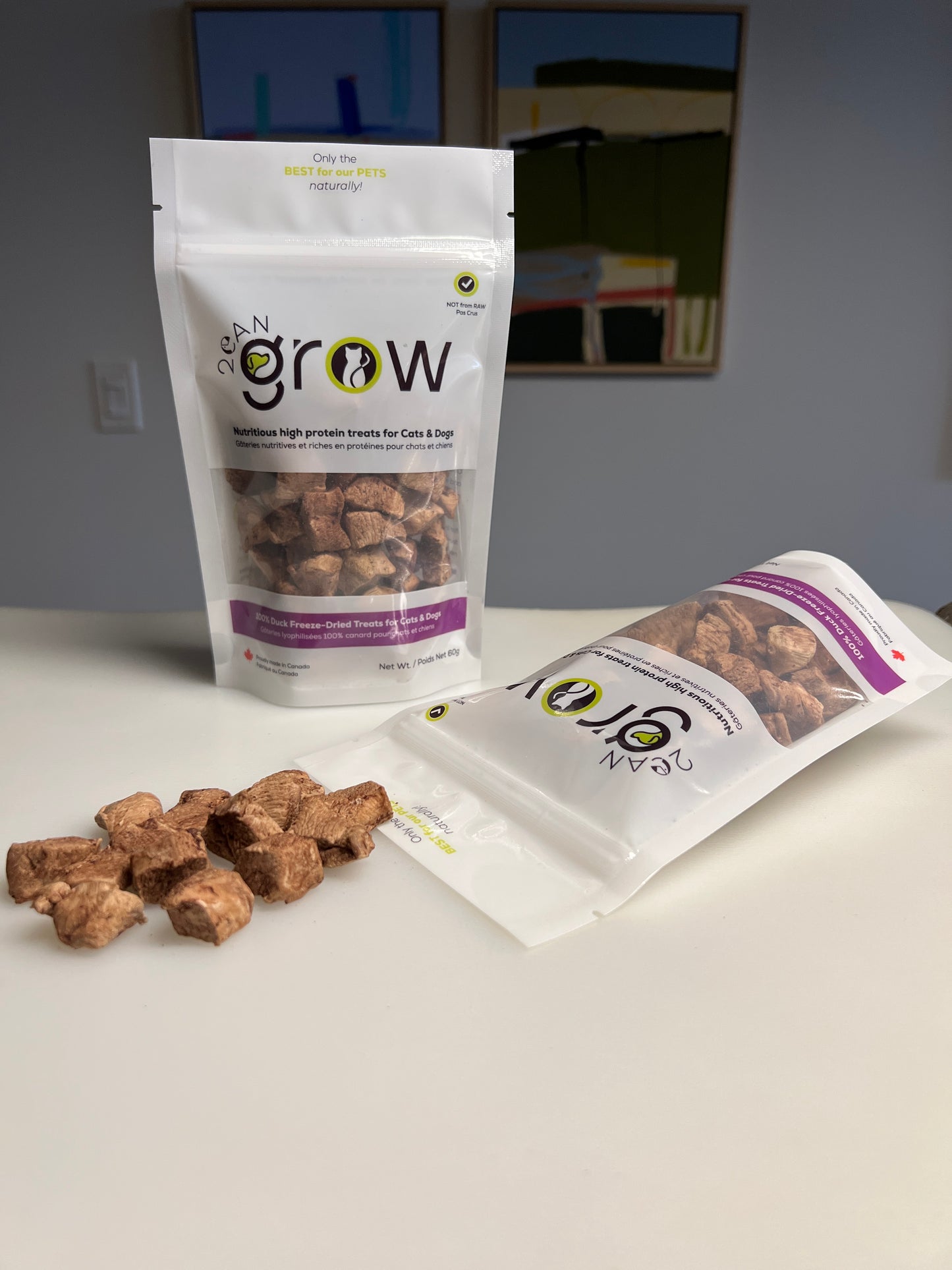 100% Duck Freeze-Dried Treats for Cats & Dogs