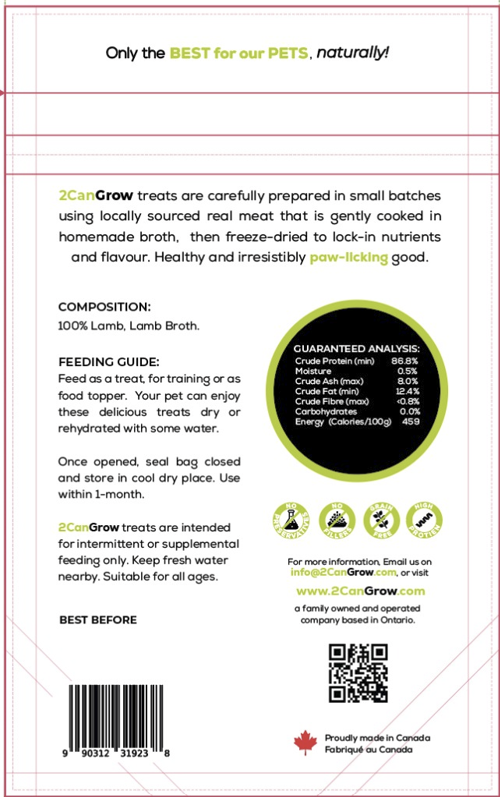 100% Lamb Freeze-Dried Treats for Cats & Dogs (Copy)