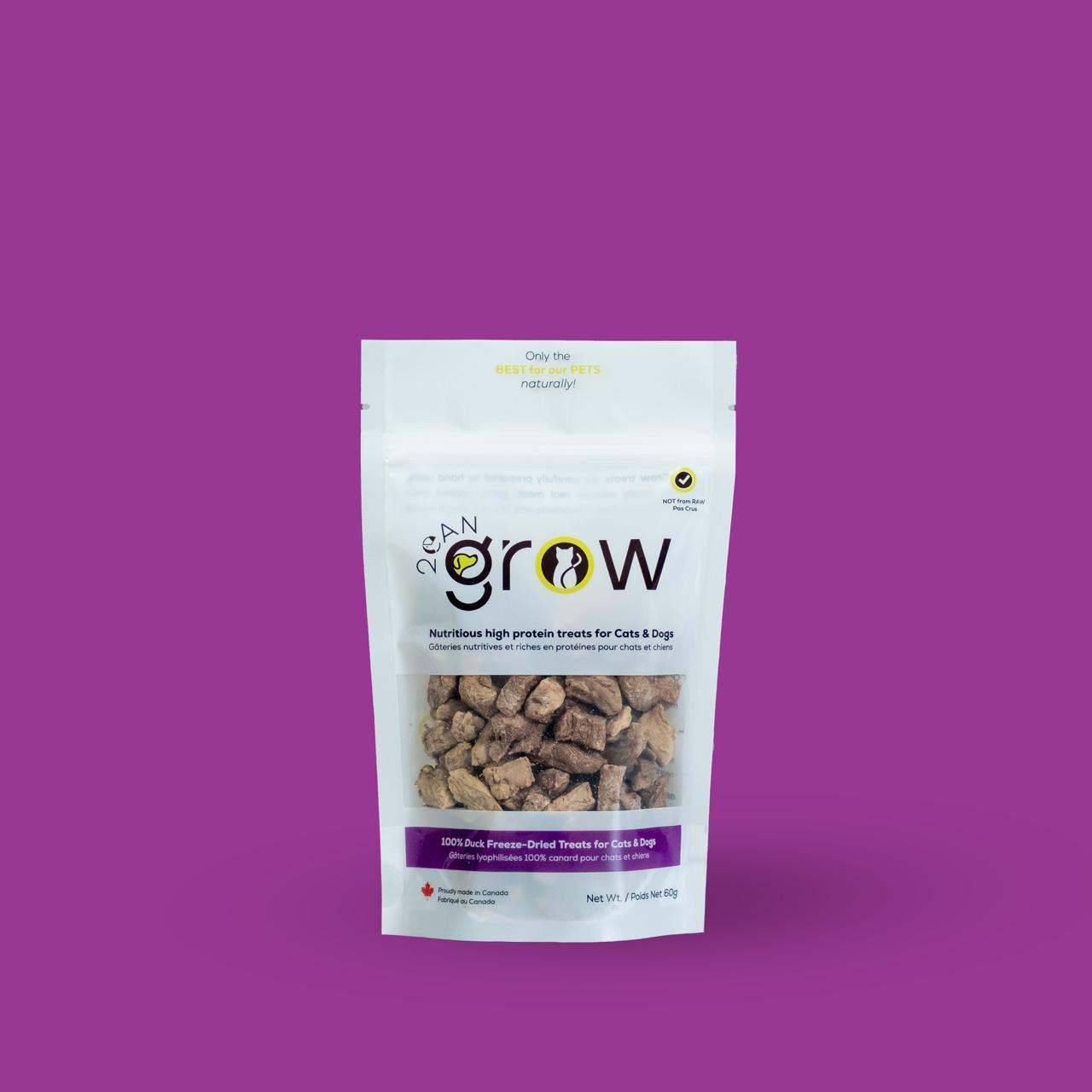 100% Duck Freeze-Dried Treats for Cats & Dogs